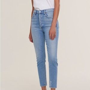 Agolde Nico High Rise Jeans - Blue